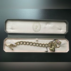 Juicy Courure Gold Charm Bracelet